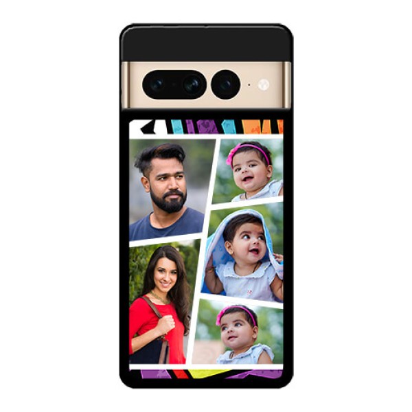Google Pixel 7 Pro 5G Custom Glass Phone Case - Graffiti Pattern Design