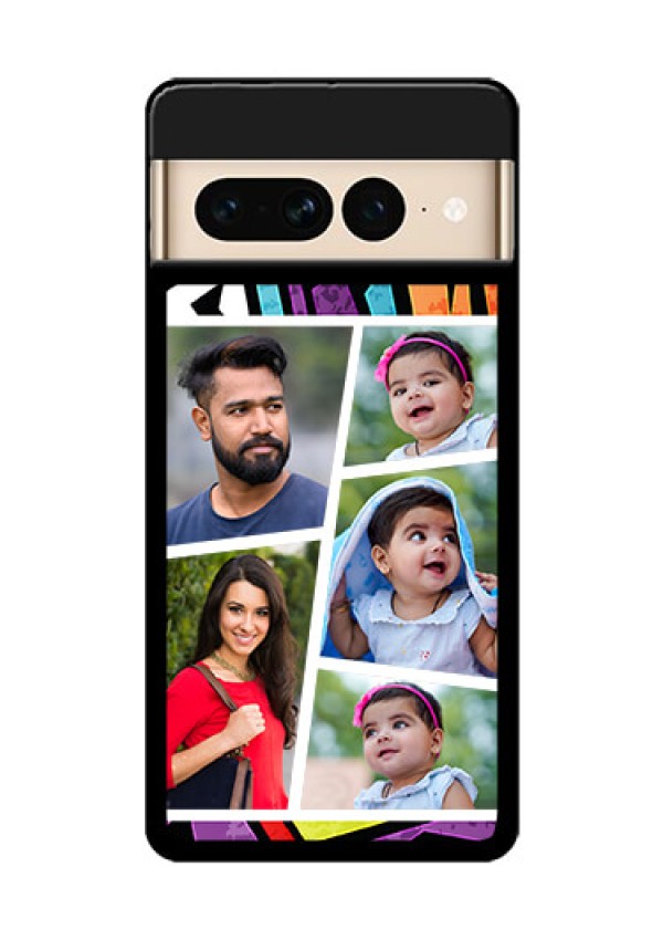 Google Pixel 7 Pro 5G Custom Glass Phone Case - Graffiti Pattern Design