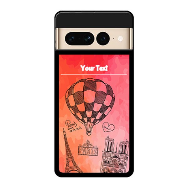 Google Pixel 7 Pro 5G Custom Glass Phone Case - Paris Theme Design