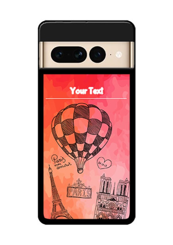 Google Pixel 7 Pro 5G Custom Glass Phone Case - Paris Theme Design