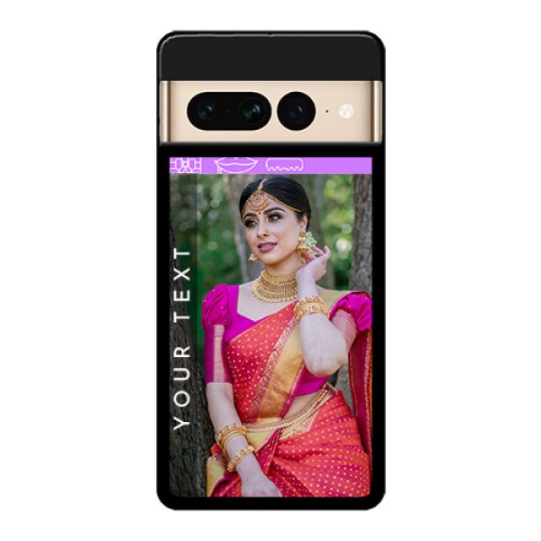 Google Pixel 7 Pro 5G Custom Glass Phone Case - Birthday Icons Design
