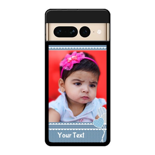 Google Pixel 7 Pro 5G Custom Glass Phone Case - With Kids Pattern Design