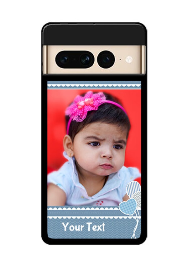 Google Pixel 7 Pro 5G Custom Glass Phone Case - With Kids Pattern Design