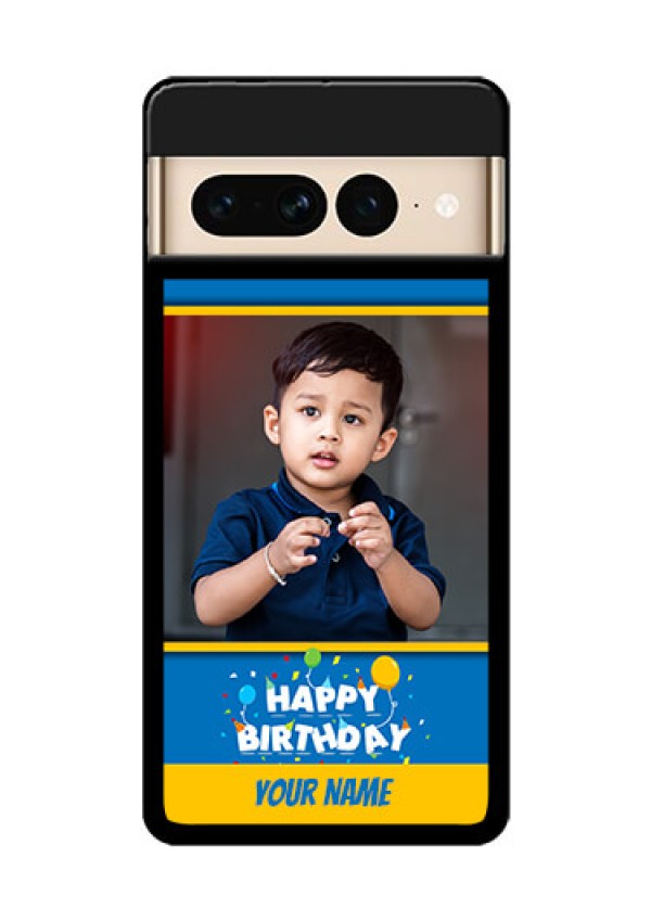 Google Pixel 7 Pro 5G Custom Glass Phone Case - Birthday Wishes Design