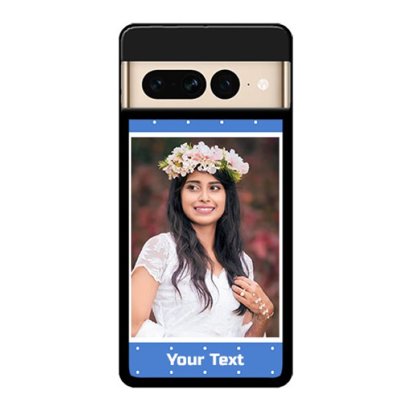 Google Pixel 7 Pro 5G Custom Glass Phone Case - Polka Dots Design