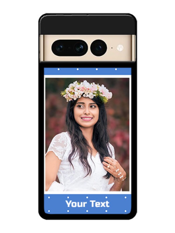 Custom Google Pixel 7 Pro 5G Custom Glass Phone Case - Polka Dots Design