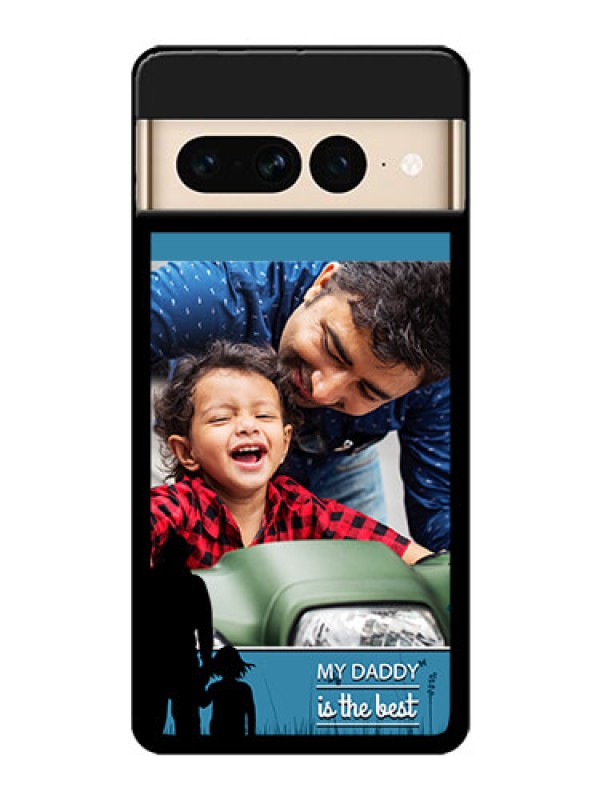 Custom Google Pixel 7 Pro 5G Custom Glass Phone Case - Best Dad Design