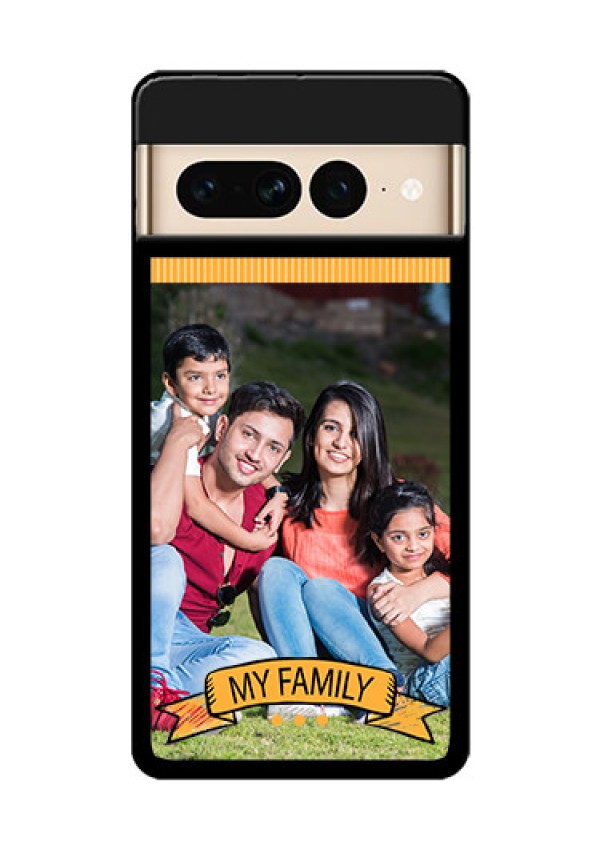 Google Pixel 7 Pro 5G Custom Glass Phone Case - My Family Design