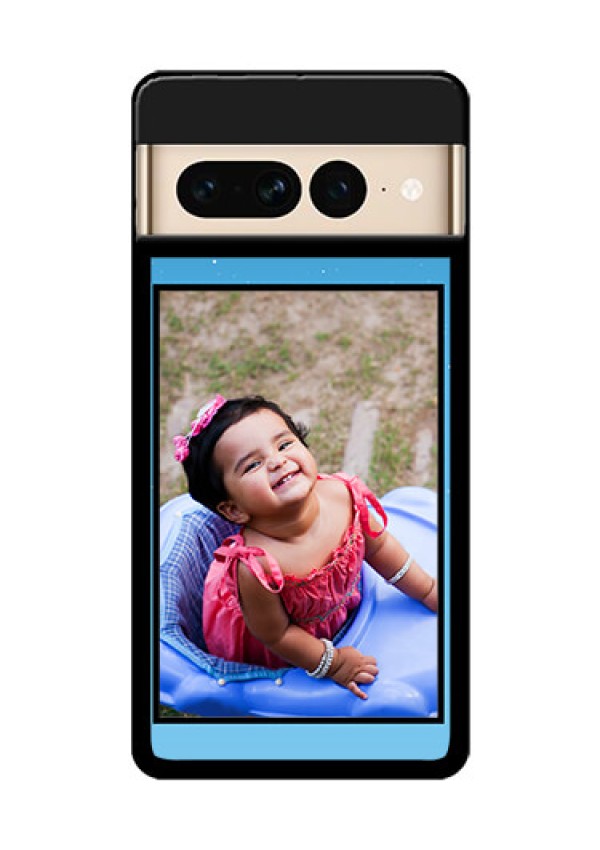 Google Pixel 7 Pro 5G Custom Glass Phone Case - Wave Pattern Colorful Design