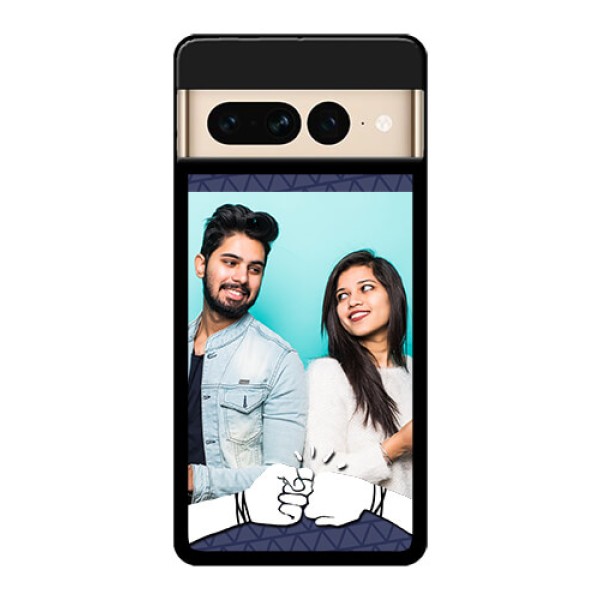 Google Pixel 7 Pro 5G Custom Glass Phone Case - With Best Friends Design