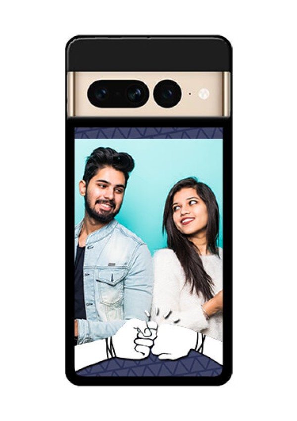 Google Pixel 7 Pro 5G Custom Glass Phone Case - With Best Friends Design