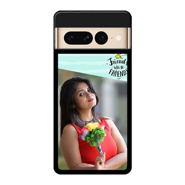 Google Pixel 7 Pro 5G Custom Glass Phone Case - Friends Picture Icon Design