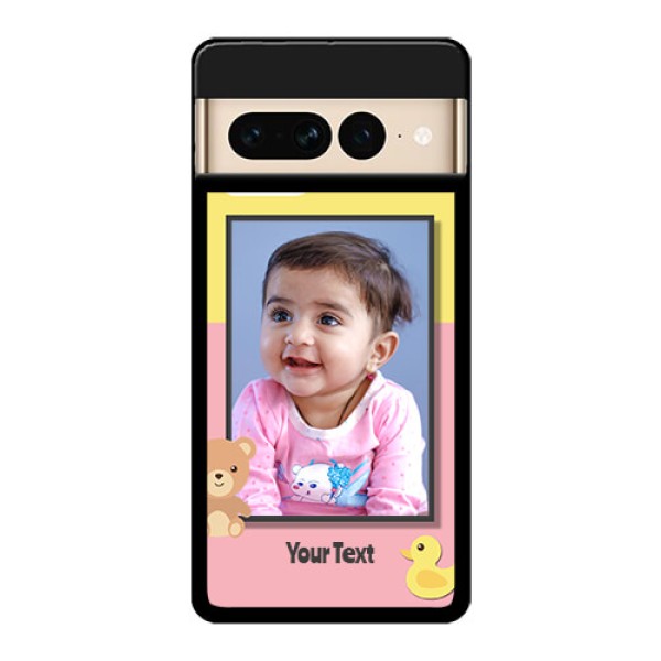 Google Pixel 7 Pro 5G Custom Glass Phone Case - Kids 2 Color Design