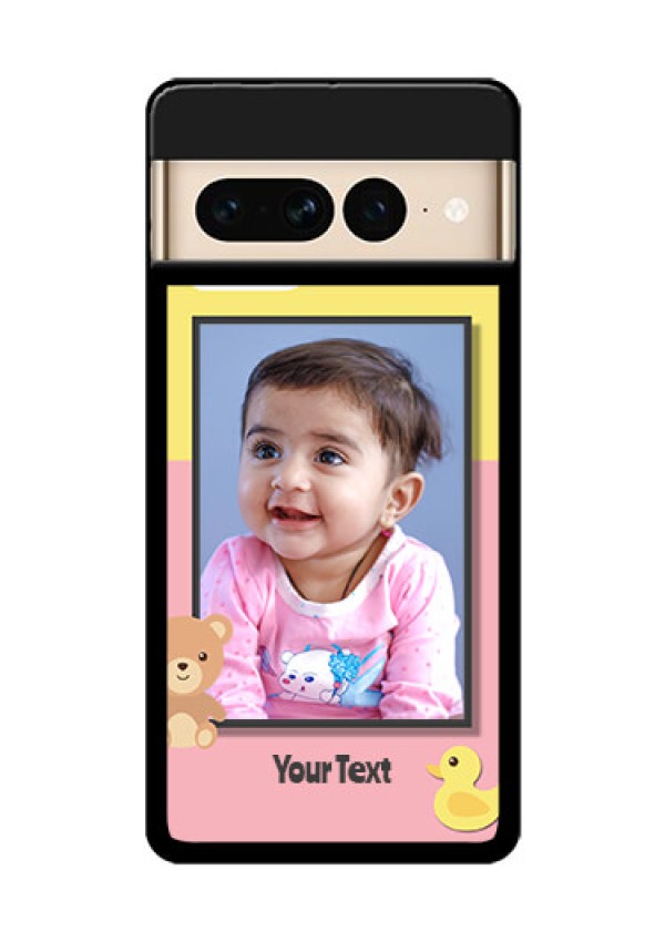 Google Pixel 7 Pro 5G Custom Glass Phone Case - Kids 2 Color Design