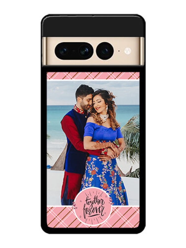 Custom Google Pixel 7 Pro 5G Custom Glass Phone Case - Together Forever Design