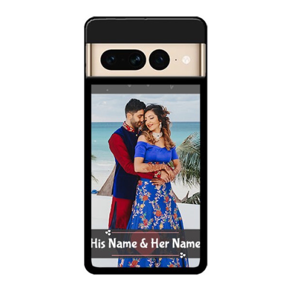 Google Pixel 7 Pro 5G Custom Glass Phone Case - Buy Love Design With Photo Online