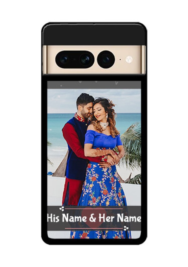 Google Pixel 7 Pro 5G Custom Glass Phone Case - Buy Love Design With Photo Online