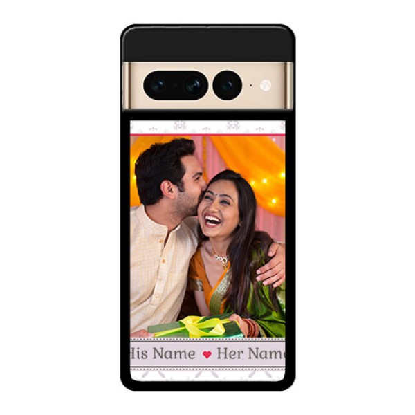 Google Pixel 7 Pro 5G Custom Glass Phone Case - With Photo And Ethnic Design
