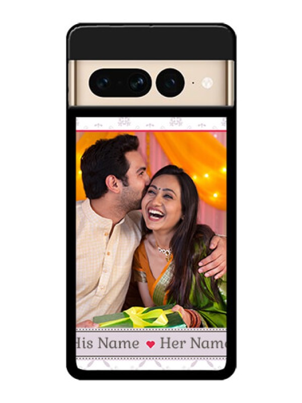 Custom Google Pixel 7 Pro 5G Custom Glass Phone Case - With Photo And Ethnic Design