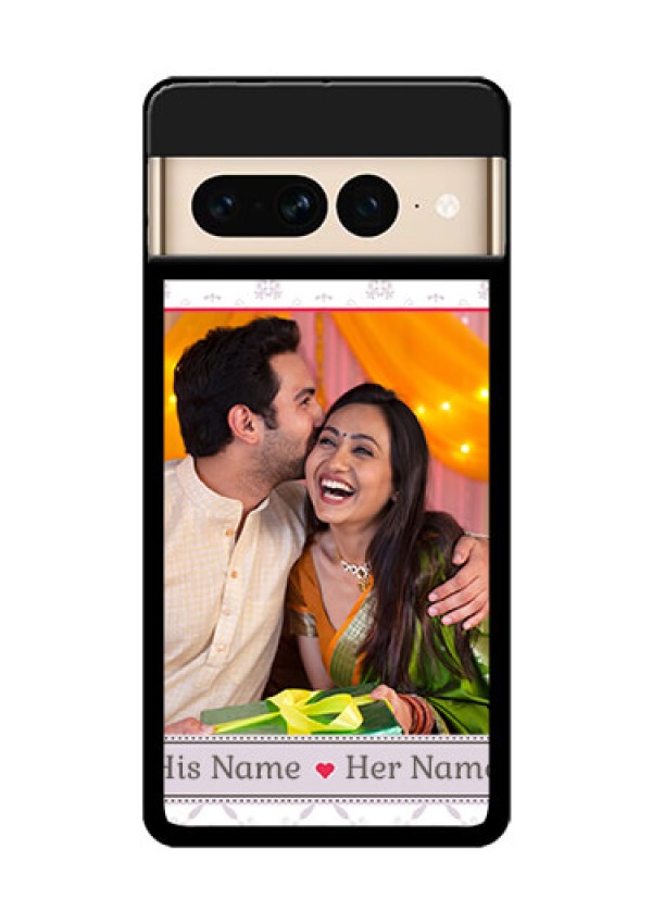 Google Pixel 7 Pro 5G Custom Glass Phone Case - With Photo And Ethnic Design