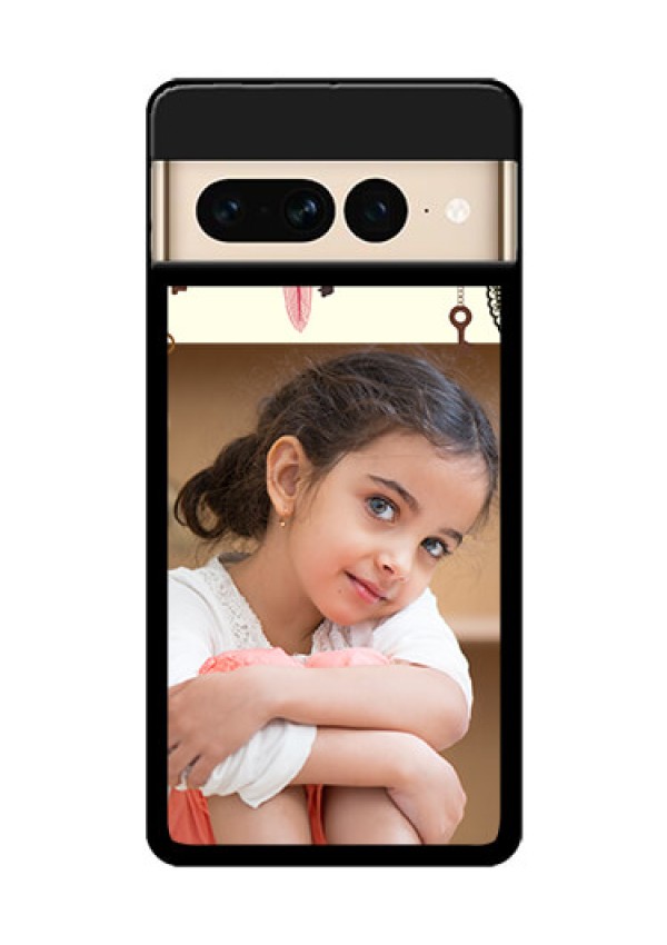 Google Pixel 7 Pro 5G Custom Glass Phone Case - Boho Style Design
