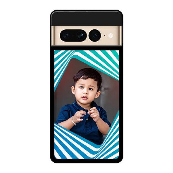 Google Pixel 7 Pro 5G Custom Glass Phone Case - Abstract Spiral Design