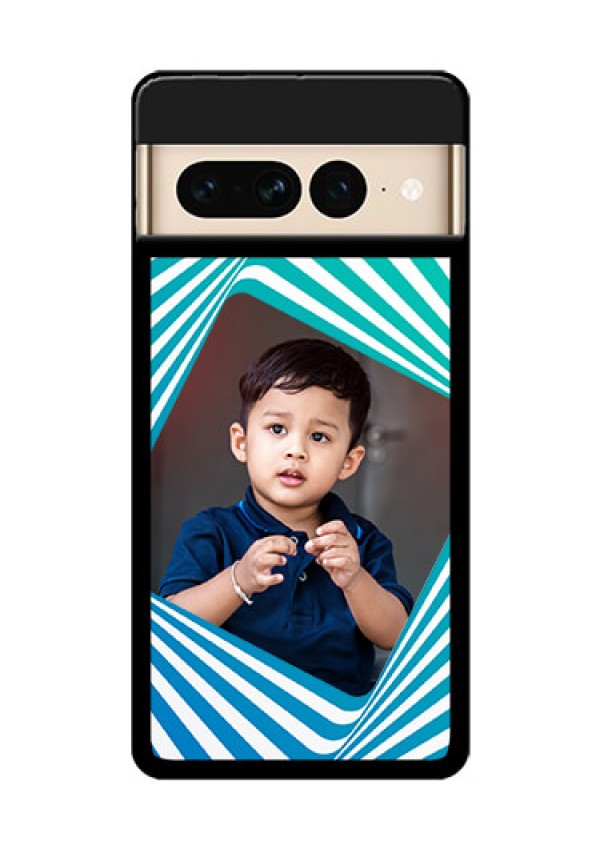 Google Pixel 7 Pro 5G Custom Glass Phone Case - Abstract Spiral Design