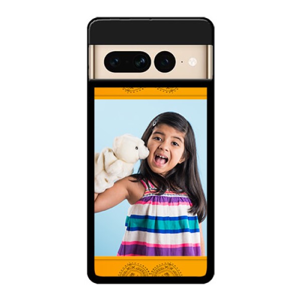 Google Pixel 7 Pro 5G Custom Glass Phone Case - Photo Wedding Design