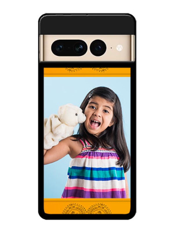 Custom Google Pixel 7 Pro 5G Custom Glass Phone Case - Photo Wedding Design