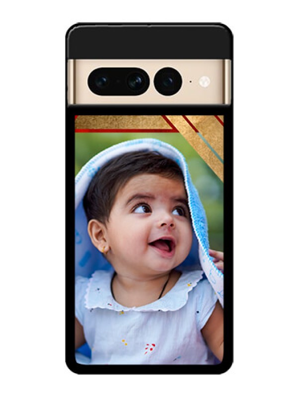 Custom Google Pixel 7 Pro 5G Custom Glass Phone Case - Gradient Abstract Texture Design