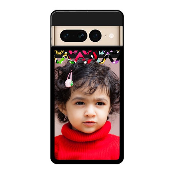 Google Pixel 7 Pro 5G Custom Glass Phone Case - Neon Abstract Design