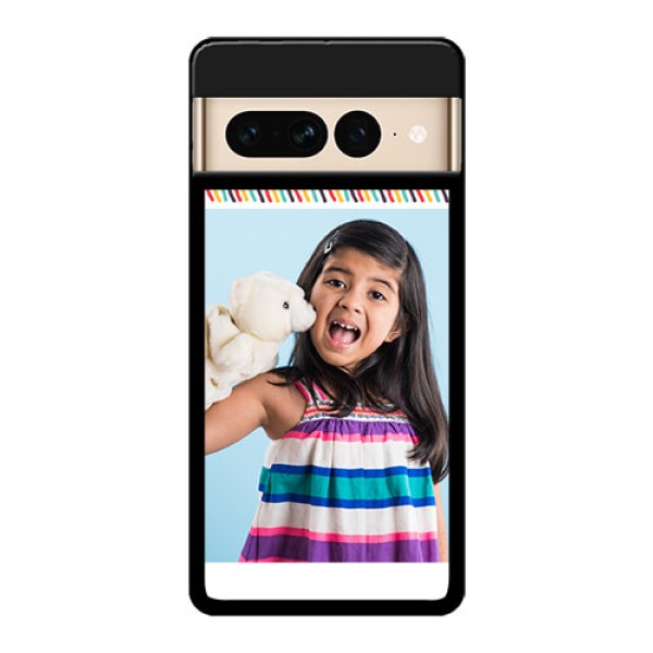 Google Pixel 7 Pro 5G Custom Glass Phone Case - Line Art Design