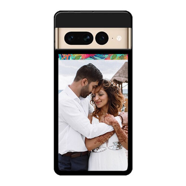 Google Pixel 7 Pro 5G Custom Glass Phone Case - Watercolor Floral Design