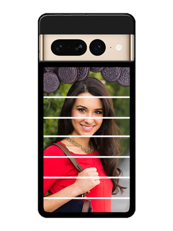 Custom Google Pixel 7 Pro 5G Custom Glass Phone Case - With Oreo Biscuit Design