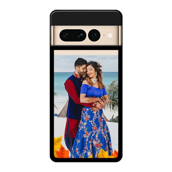 Google Pixel 7 Pro 5G Custom Glass Phone Case - Autumn Maple Leaves Design