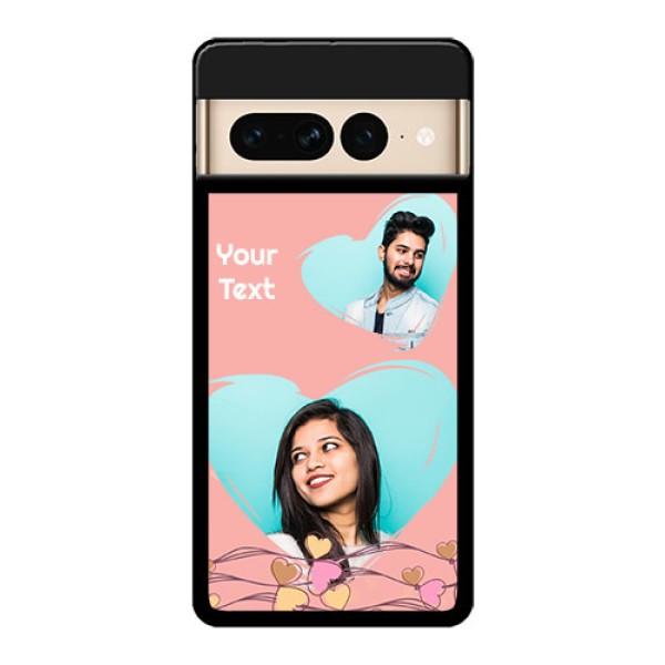 Google Pixel 7 Pro 5G Custom Glass Phone Case - Love Doodle Design
