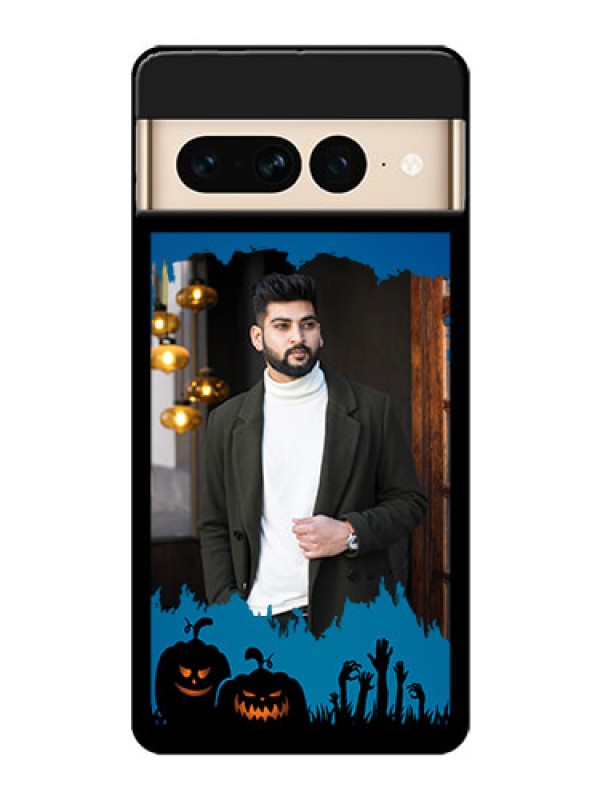 Custom Google Pixel 7 Pro 5G Custom Glass Phone Case - With Pro Halloween Design