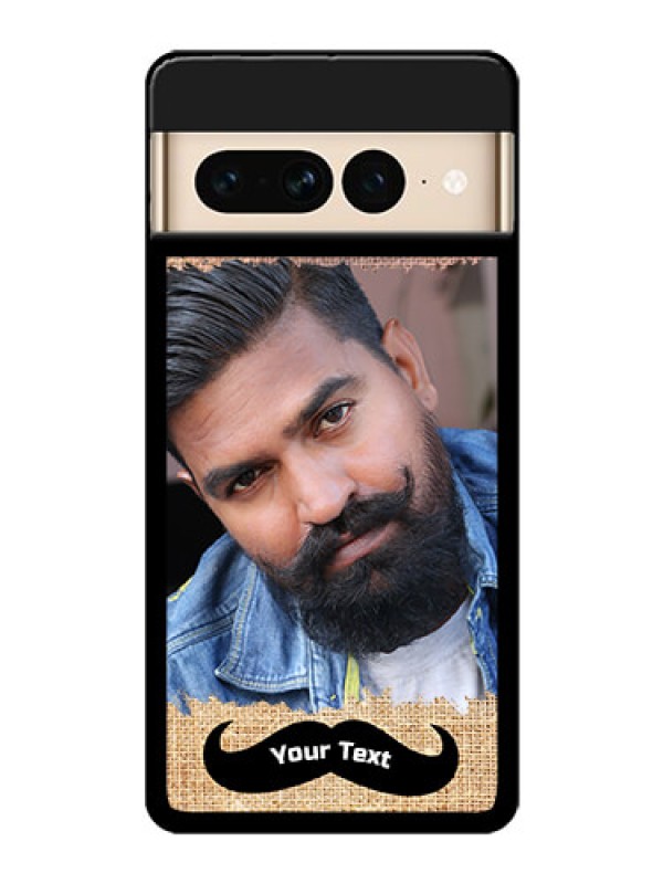 Custom Google Pixel 7 Pro 5G Custom Glass Phone Case - With Texture Design