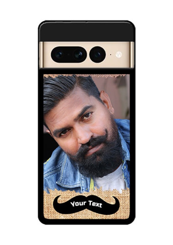 Google Pixel 7 Pro 5G Custom Glass Phone Case - With Texture Design