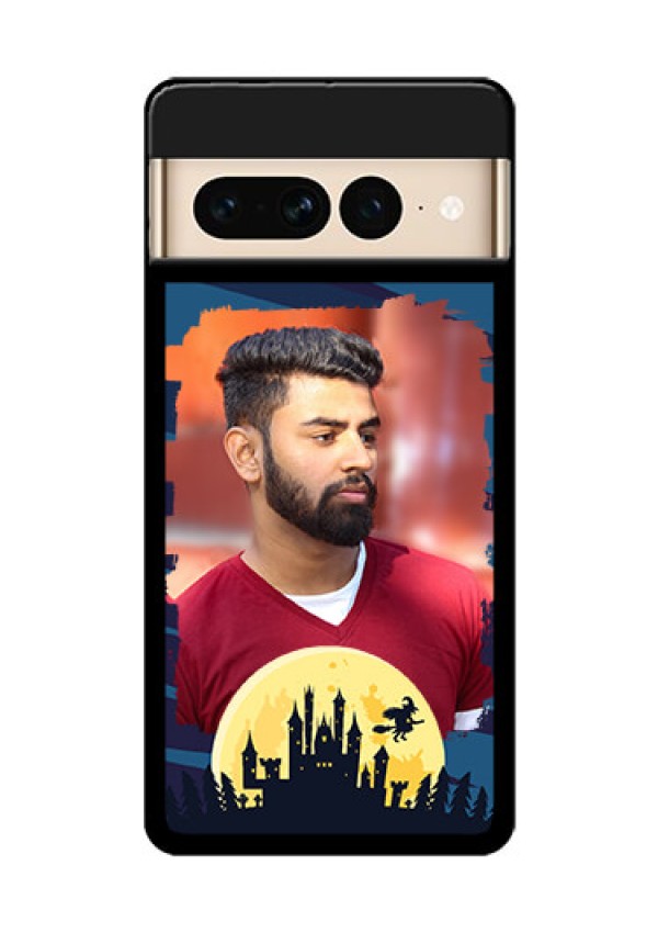 Google Pixel 7 Pro 5G Custom Glass Phone Case - Halloween Witch Design