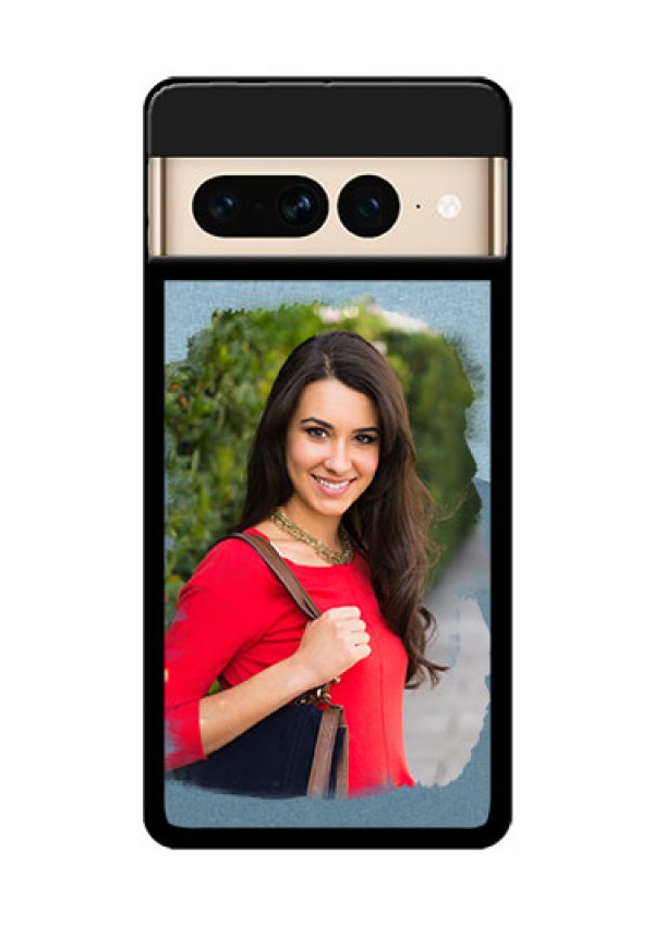 Google Pixel 7 Pro 5G Custom Glass Phone Case - Grunge Line Art Design