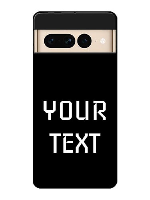 Custom Google Pixel 7 Pro 5G Custom Glass Phone Case - Your Name Design