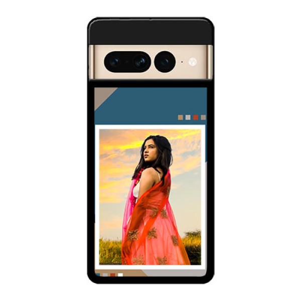 Google Pixel 7 Pro 5G Custom Glass Phone Case - Retro Color Pallet Design