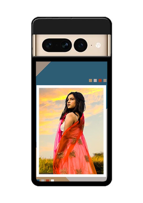 Google Pixel 7 Pro 5G Custom Glass Phone Case - Retro Color Pallet Design