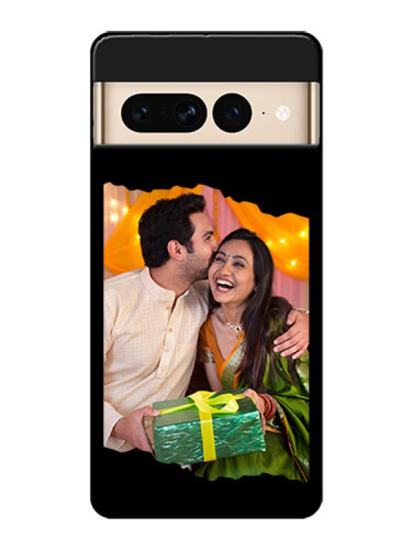 Custom Google Pixel 7 Pro 5G Custom Glass Phone Case - Tear - Off Design