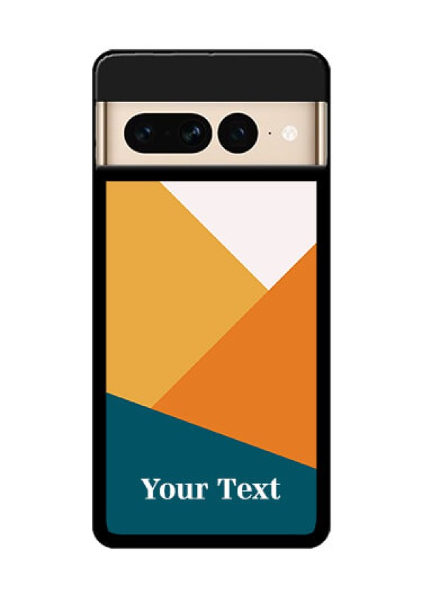 Google Pixel 7 Pro 5G Custom Glass Phone Case - Stacked Multi - Colour Design