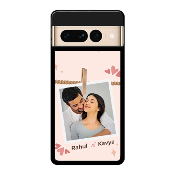 Google Pixel 7 Pro 5G Custom Glass Phone Case - Forever And Ever Love Design