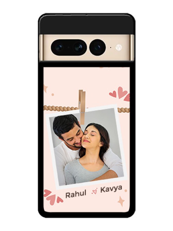 Custom Google Pixel 7 Pro 5G Custom Glass Phone Case - Forever And Ever Love Design