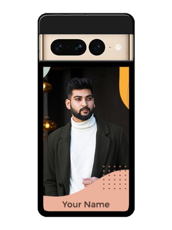 Custom Google Pixel 7 Pro 5G Custom Glass Phone Case - Tri - Coloured Overlay Design