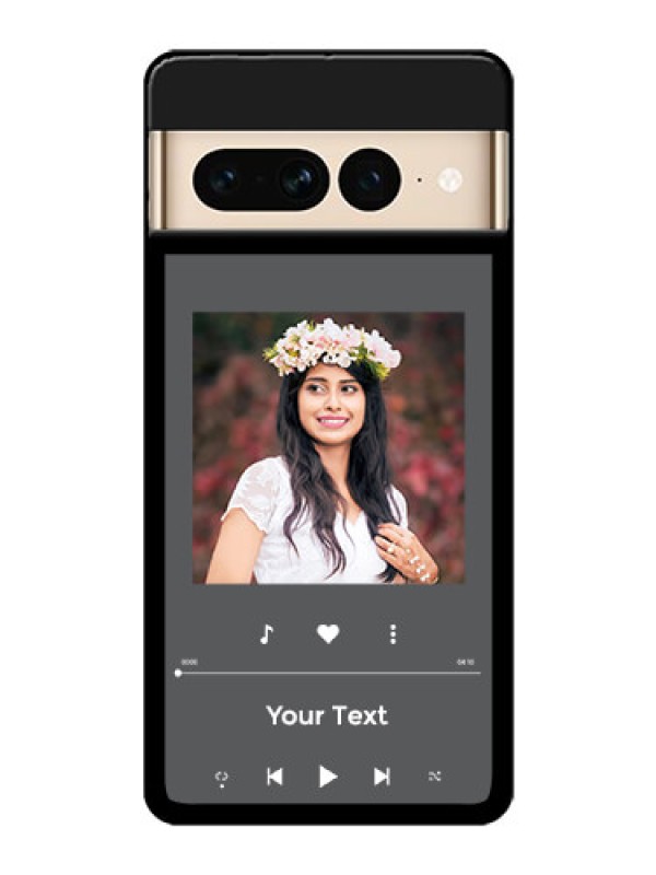 Custom Google Pixel 7 Pro 5G Custom Glass Phone Case - Play The Music Design